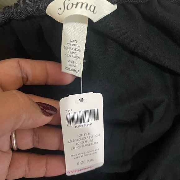 Soma Black Maxi Dress - Picture 4 of 15